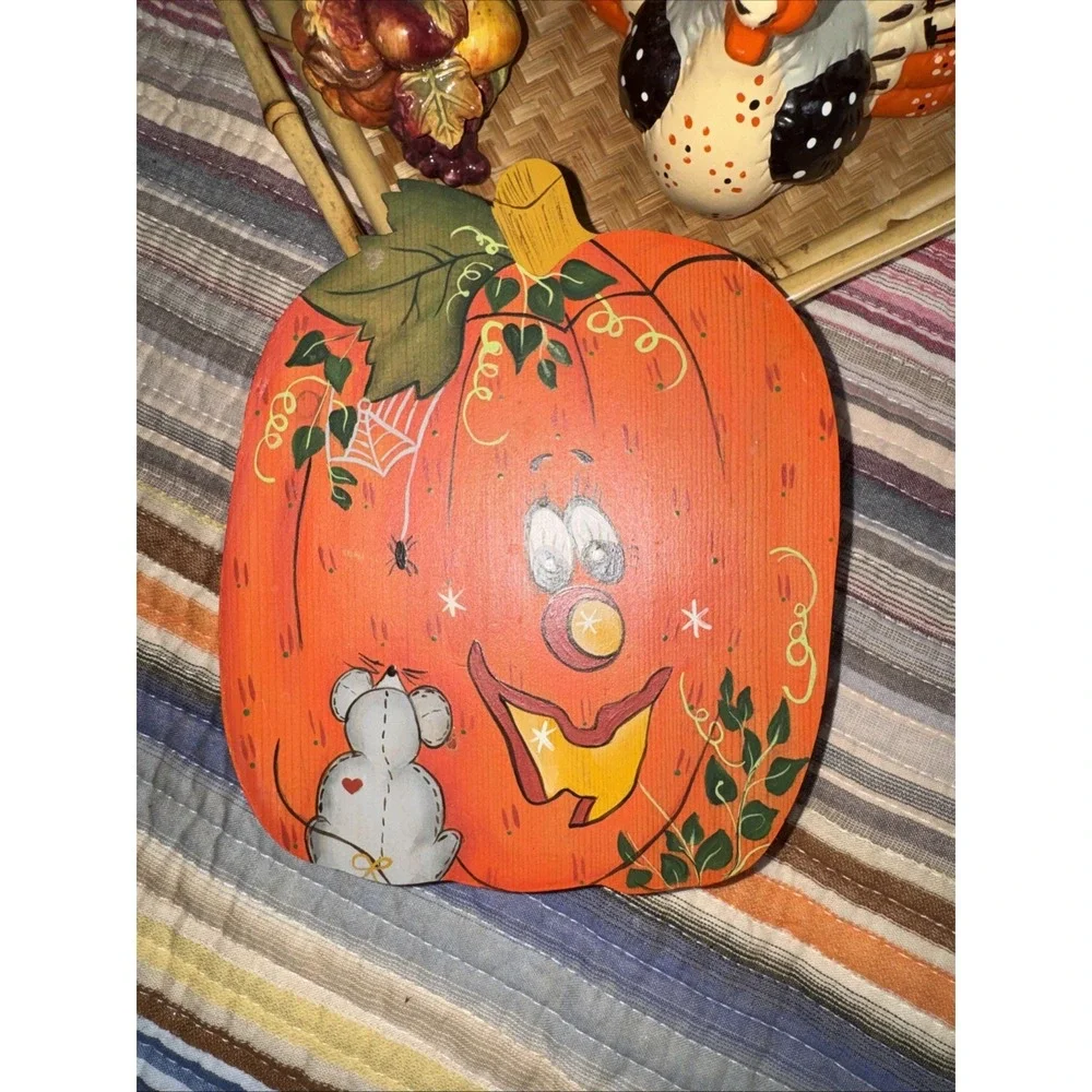 Vtg Rare Fall Autumn Thanksgiving Harvest Collectible Bundle 6 Pcs Annalee